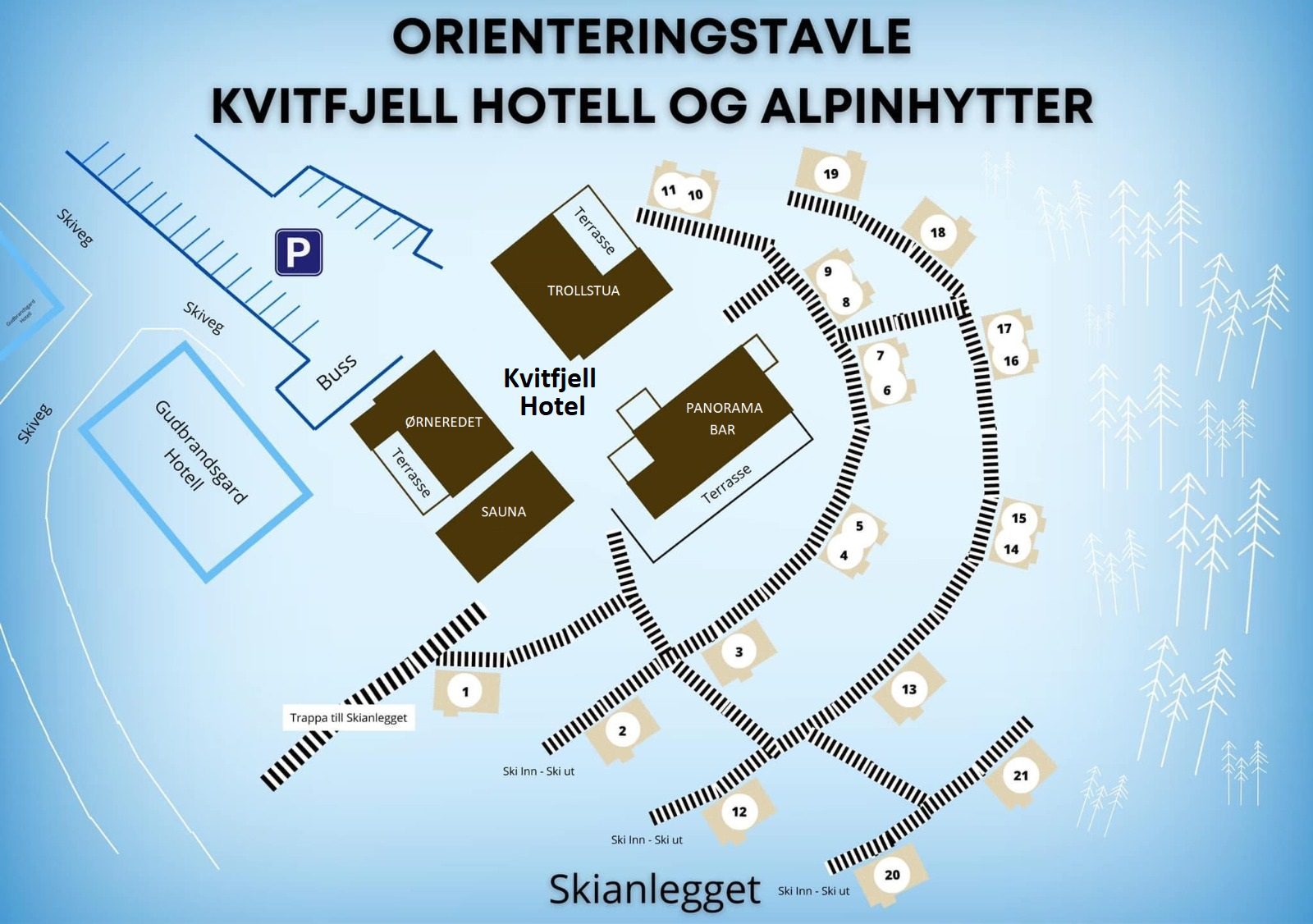 Fasiliteter | Kvitfjell Hotel